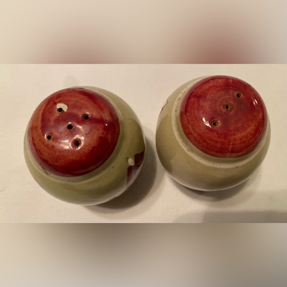 Stangl Pottery 'Magnolia' Salt & Pepper Set Mid Century Modern - Picture 6 of 8